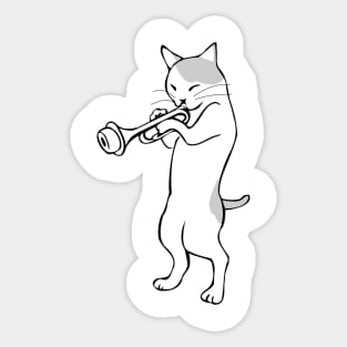Muted Kitty Sticker